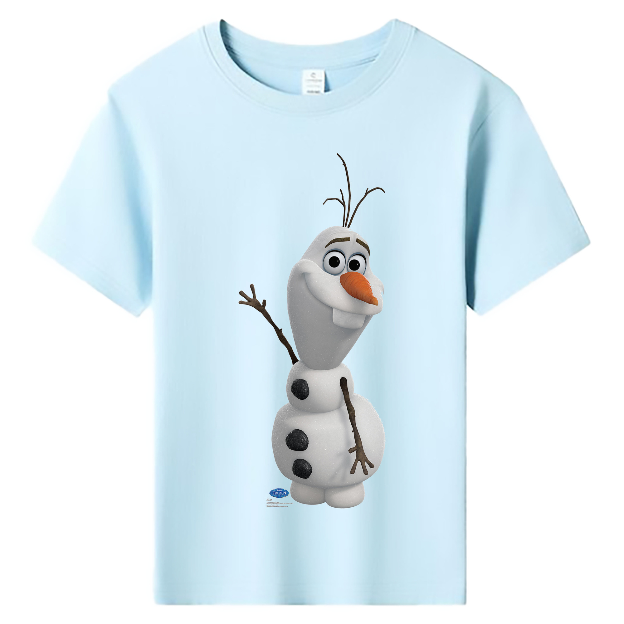 （画像用） アナと雪の女王 アンナ エルサ Frozen Anna Elsa 綿100％キッズTシャツ（フロントプリント）